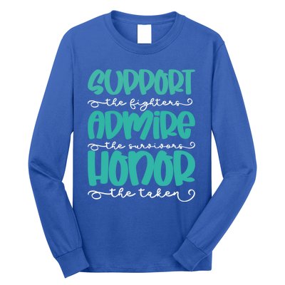 Sexual Support Awareness Month Warrior Inspirational Saying Funny Gift Long Sleeve Shirt