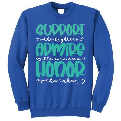 Sexual Support Awareness Month Warrior Inspirational Saying Funny Gift Sweatshirt