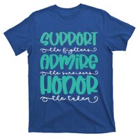 Sexual Support Awareness Month Warrior Inspirational Saying Funny Gift T-Shirt