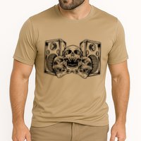 Skull Speakers Audio Gothic Regular Performance Shirt