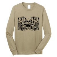 Skull Speakers Audio Gothic Regular Long Sleeve Shirt