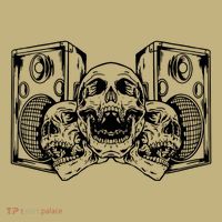 Skull Speakers Audio Gothic Regular Sustainable Beanie