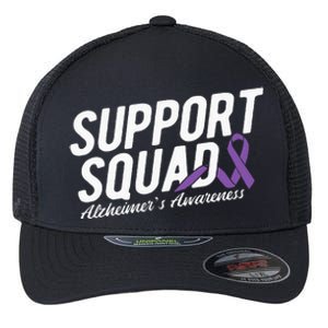 Support Squad Alzheimers Awareness Flexfit Unipanel Trucker Cap