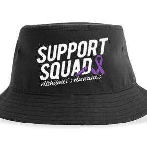 Support Squad Alzheimers Awareness Sustainable Bucket Hat