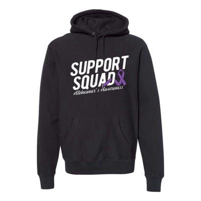 Support Squad Alzheimers Awareness Premium Hoodie