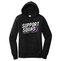 Support Squad Alzheimers Awareness Women's Pullover Hoodie