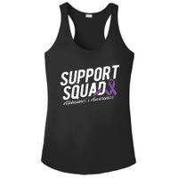 Support Squad Alzheimers Awareness Ladies PosiCharge Competitor Racerback Tank