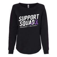 Support Squad Alzheimers Awareness Womens California Wash Sweatshirt