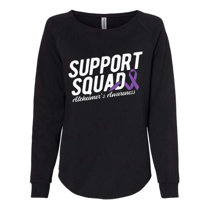 Support Squad Alzheimers Awareness Womens California Wash Sweatshirt