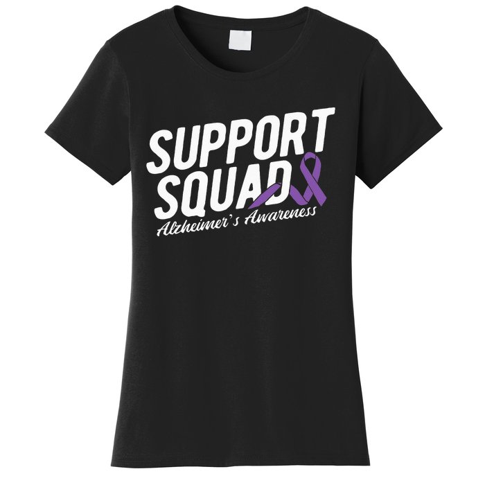 Support Squad Alzheimers Awareness Women's T-Shirt