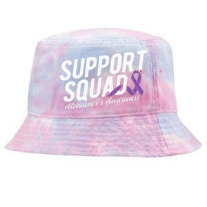 Support Squad Alzheimers Awareness Tie-Dyed Bucket Hat