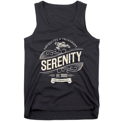 Serenity Smuggling And Transport Firefly Tank Top