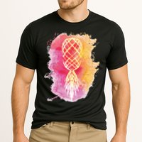 Swingers Subtle Artistic Upside Down Pineapple Gift Cooling Performance Crew T-Shirt