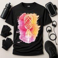 Swingers Subtle Artistic Upside Down Pineapple Gift Cooling Performance Crew T-Shirt