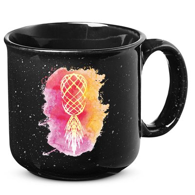 Swingers Subtle Artistic Upside Down Pineapple Gift 15oz Campfire Ceramic Mug