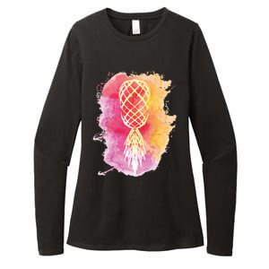 Swingers Subtle Artistic Upside Down Pineapple Gift Womens CVC Long Sleeve Shirt