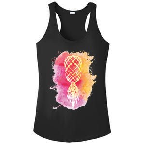 Swingers Subtle Artistic Upside Down Pineapple Gift Ladies PosiCharge Competitor Racerback Tank