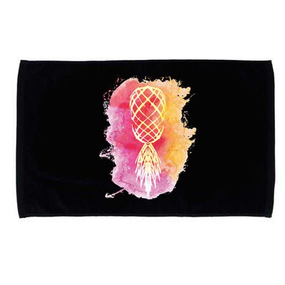 Swingers Subtle Artistic Upside Down Pineapple Gift Microfiber Hand Towel