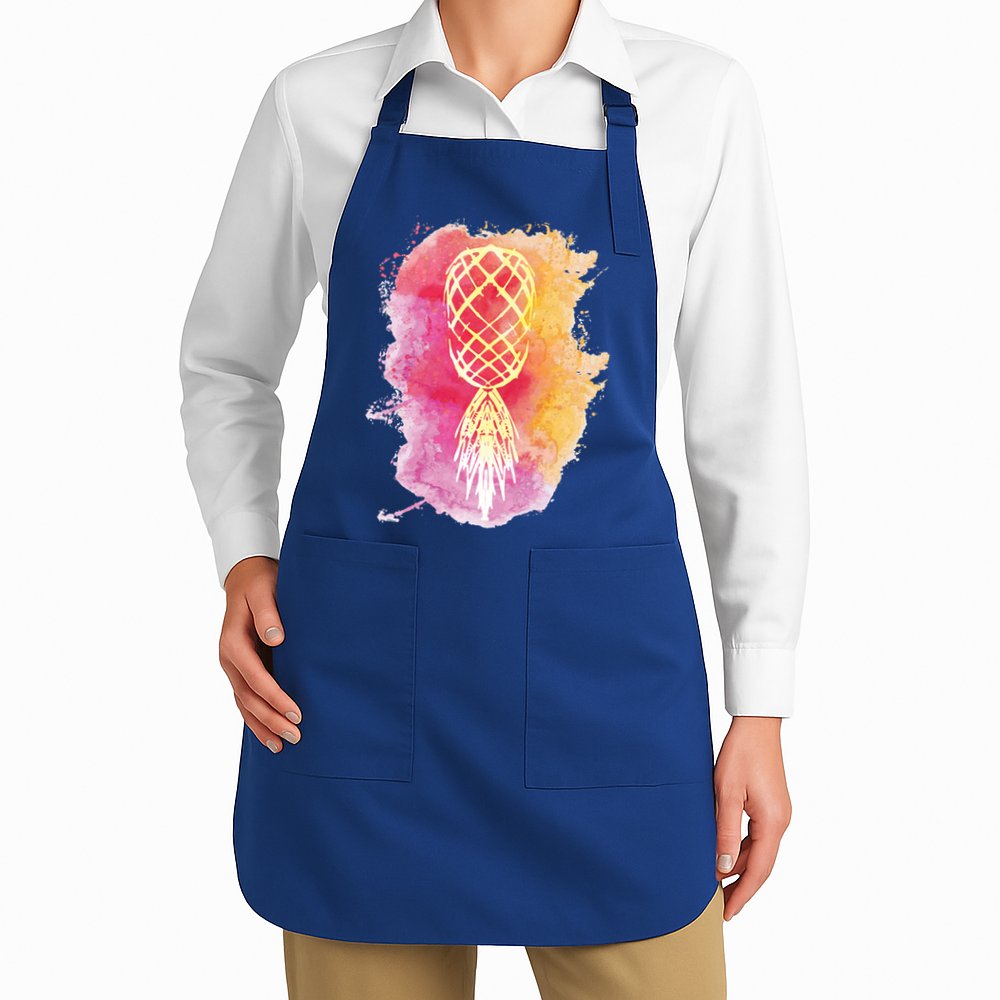 Swingers Subtle Artistic Upside Down Pineapple Gift Apron