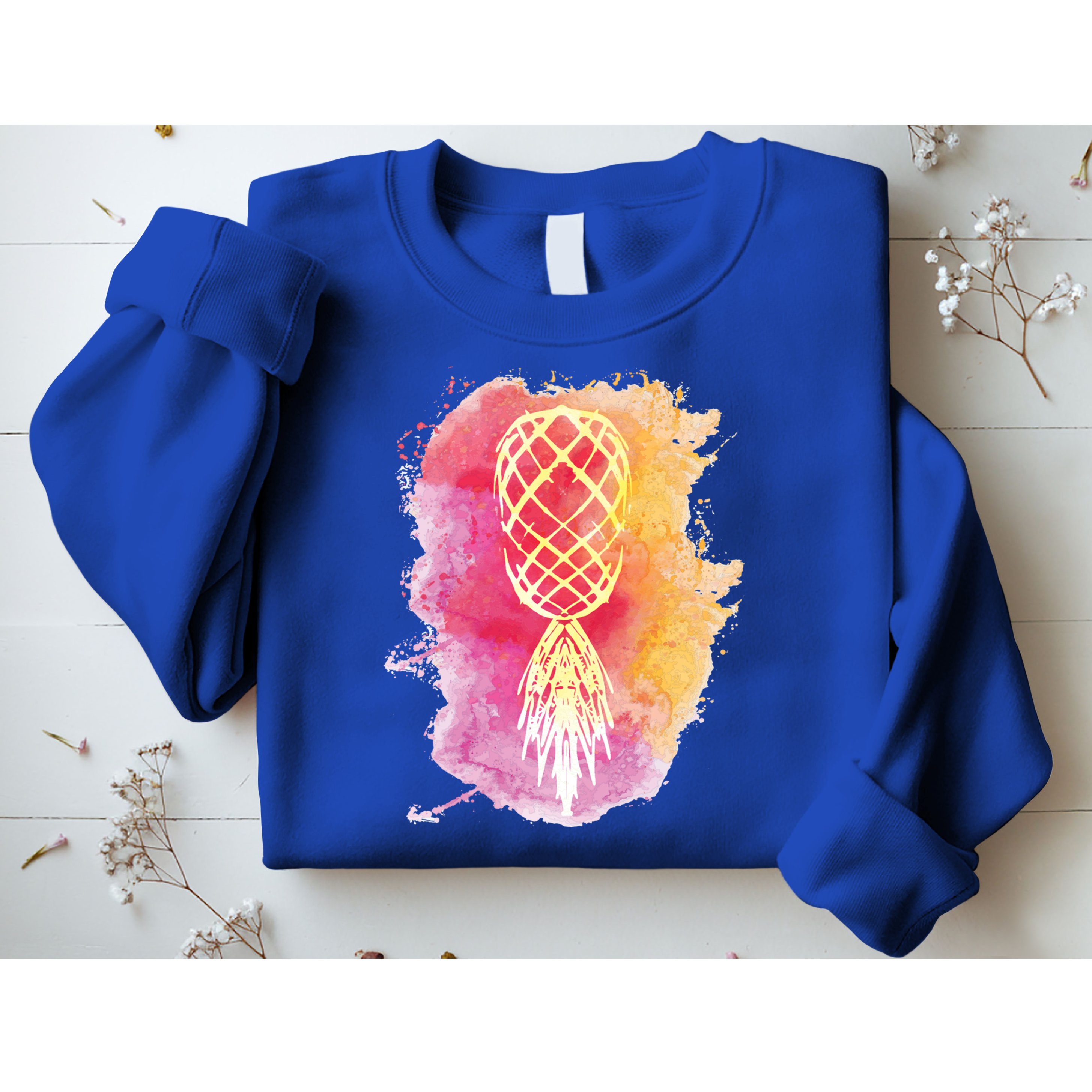Swingers Subtle Artistic Upside Down Pineapple Gift Sweatshirt