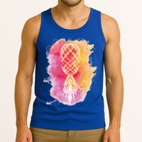 Swingers Subtle Artistic Upside Down Pineapple Gift Tank Top