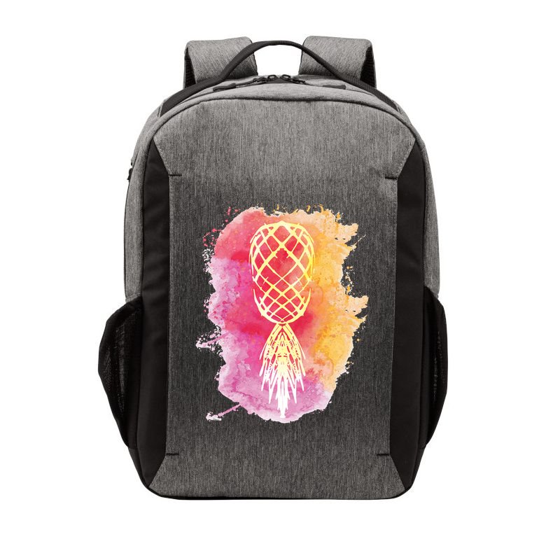 Swingers Subtle Artistic Upside Down Pineapple Gift Vector Backpack