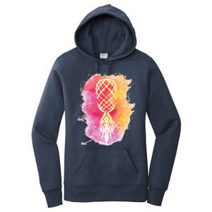 Swingers Subtle Artistic Upside Down Pineapple Gift Women's Pullover Hoodie