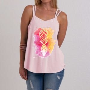 Swingers Subtle Artistic Upside Down Pineapple Gift Women's Strappy Tank