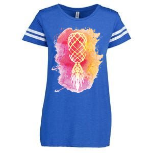 Swingers Subtle Artistic Upside Down Pineapple Gift Enza Ladies Jersey Football T-Shirt