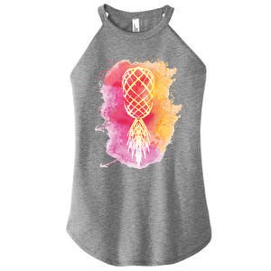 Swingers Subtle Artistic Upside Down Pineapple Gift Women's Perfect Tri Rocker Tank