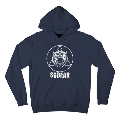 Sobear Sobriety Anniversary Sober Aa Na Recovery Hoodie