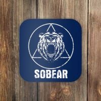 Sobear Sobriety Anniversary Sober Aa Na Recovery Coaster