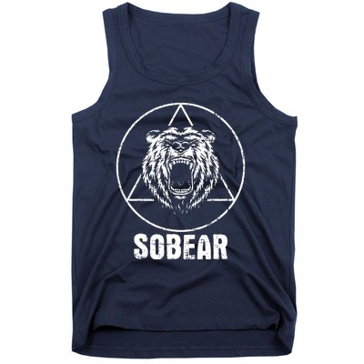 Sobear Sobriety Anniversary Sober Aa Na Recovery Tank Top