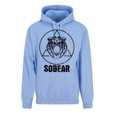 Sobear Sobriety Anniversary Sober Aa Na Recovery Unisex Surf Hoodie