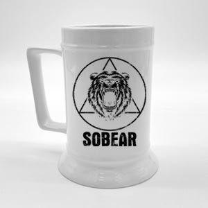 Sobear Sobriety Anniversary Sober Aa Na Recovery Beer Stein