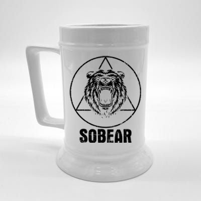 Sobear Sobriety Anniversary Sober Aa Na Recovery Beer Stein