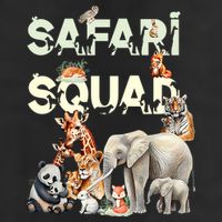 Safari Squad Animals Funny Zoo Animal Lovers Funny Safari Cool Comfort Performance Bucket Hat