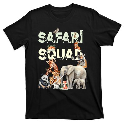 Safari Squad Animals Funny Zoo Animal Lovers Funny Safari T-Shirt