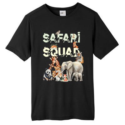 Safari Squad Animals Funny Zoo Animal Lovers Funny Safari Tall Fusion ChromaSoft Performance T-Shirt