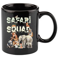 Safari Squad Animals Funny Zoo Animal Lovers Funny Safari 11oz C Handle Ceramic Mug
