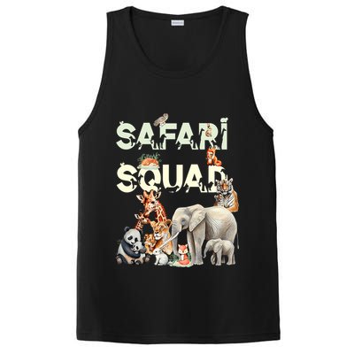 Safari Squad Animals Funny Zoo Animal Lovers Funny Safari PosiCharge Competitor Tank