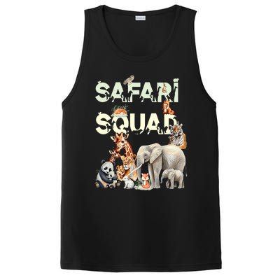 Safari Squad Animals Funny Zoo Animal Lovers Funny Safari PosiCharge Competitor Tank