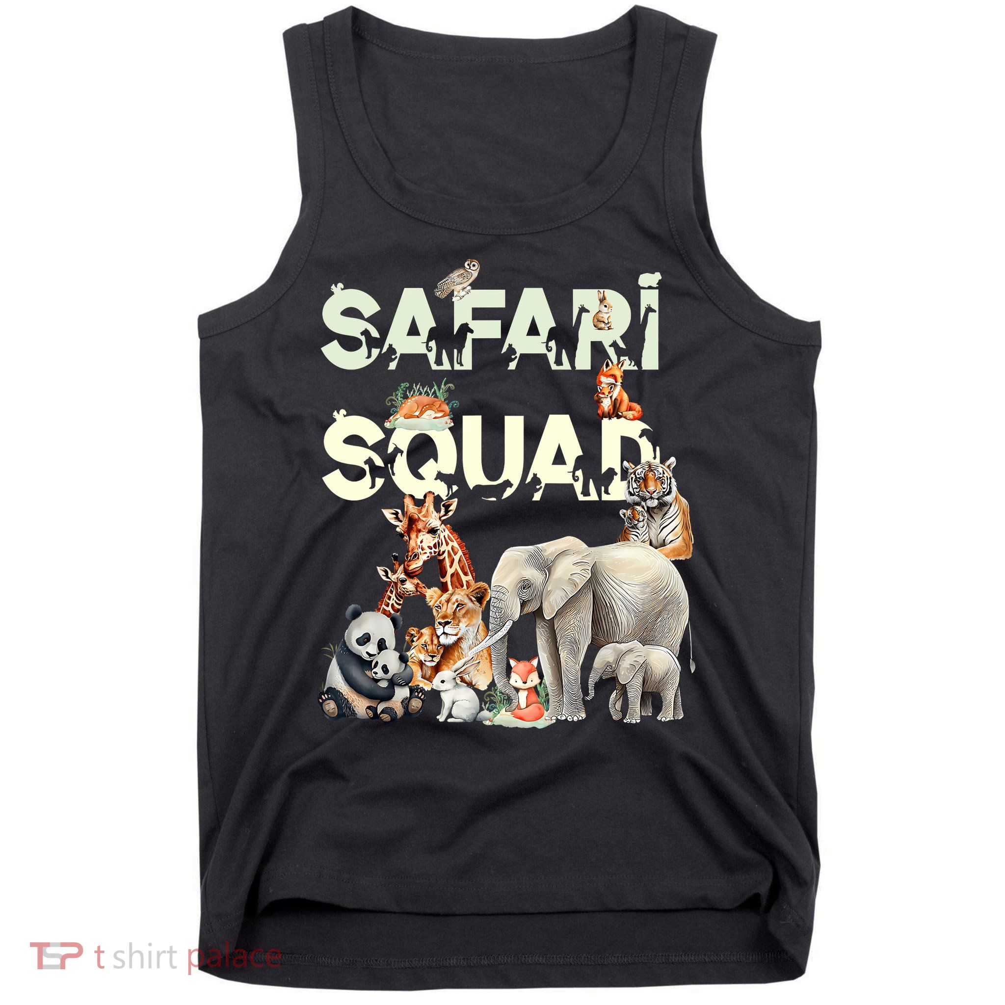 Safari Squad Animals Funny Zoo Animal Lovers Funny Safari Tank Top