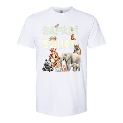 Safari Squad Animals Funny Zoo Animal Lovers Funny Safari Softstyle CVC T-Shirt