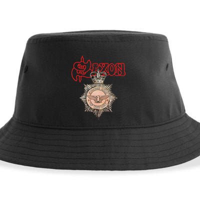 S.A.X.O.N Strong Arm Of The Law Sustainable Bucket Hat