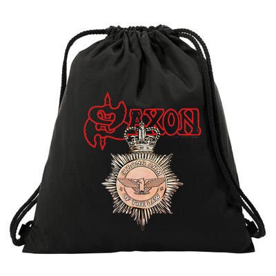 S.A.X.O.N Strong Arm Of The Law Drawstring Bag