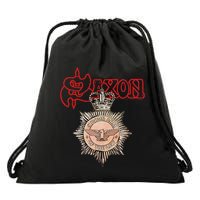 S.A.X.O.N Strong Arm Of The Law Drawstring Bag