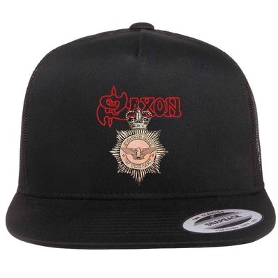 S.A.X.O.N Strong Arm Of The Law Flatbill Hat