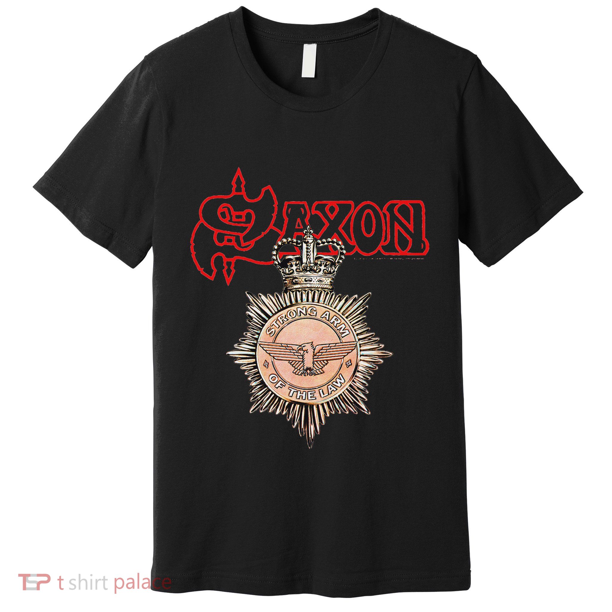 S.A.X.O.N Strong Arm Of The Law Premium T-Shirt