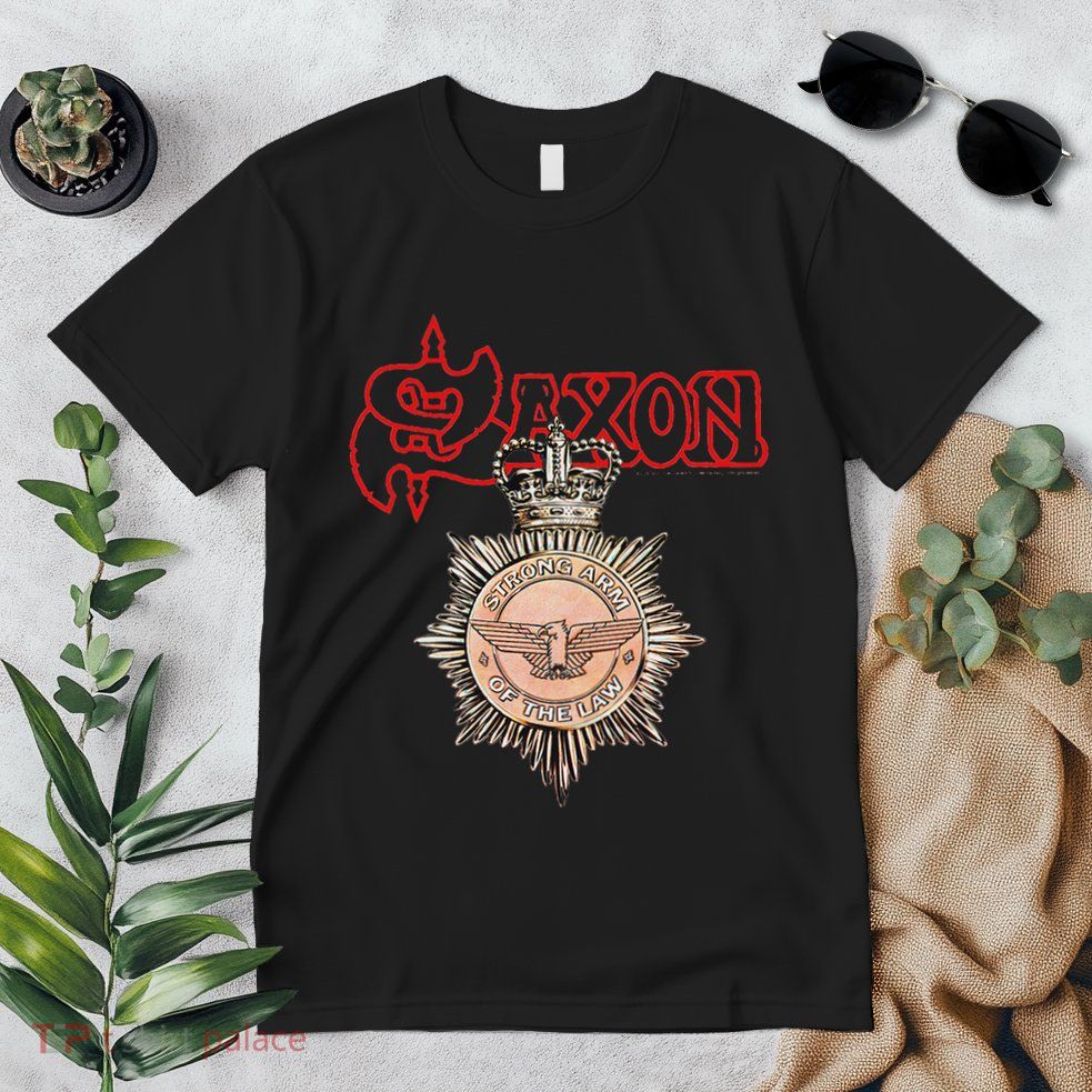S.A.X.O.N Strong Arm Of The Law Premium T-Shirt